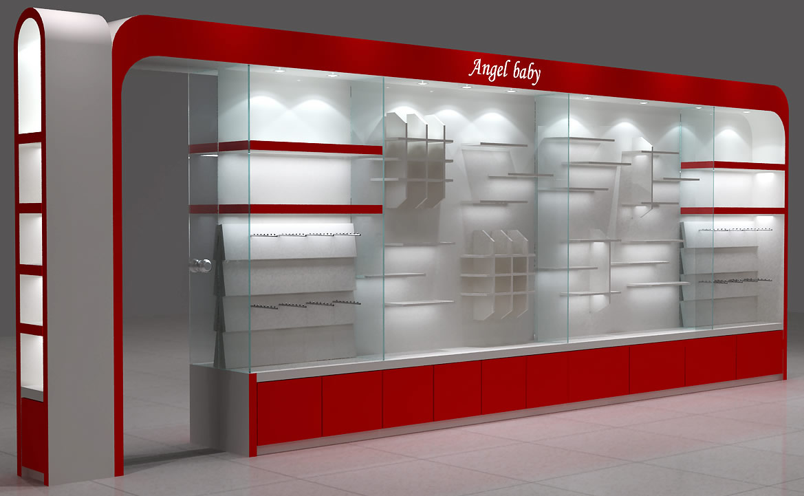 瑞雅展柜厂，专业生产与设计展柜，店面装饰柜